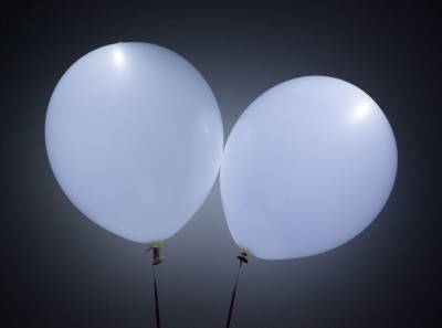 White LED Balloons